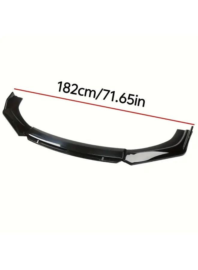 Audi A5 S5 A4 A6 A7 Lower Vane Spoiler Body Kit Bright Black 2012 2016 - Image 2